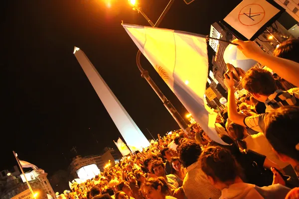 Cacerolazo Demonstation in Buenos Aires — Stock Photo, Image