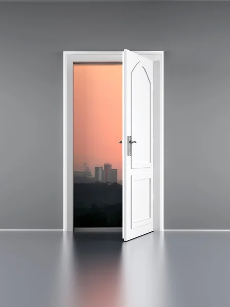 Drzwi do zmroku — Zdjęcie stockowe