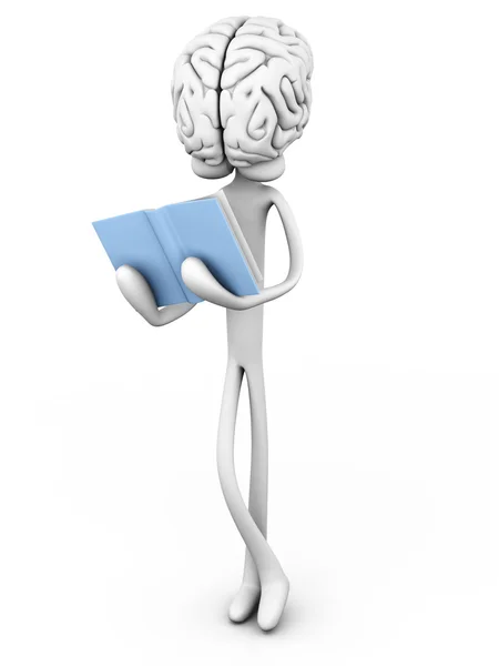 Brain reading — Stock Photo, Image