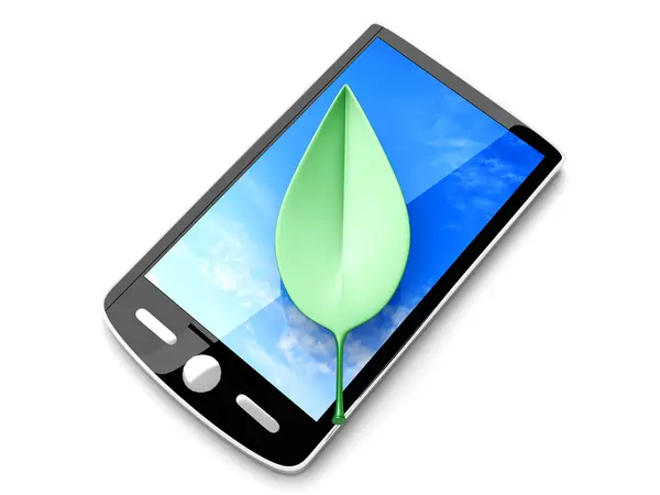 Ecological Smartphone — Stock Photo, Image