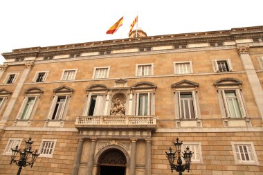 Palau de Generalitat in Barcelona clipart