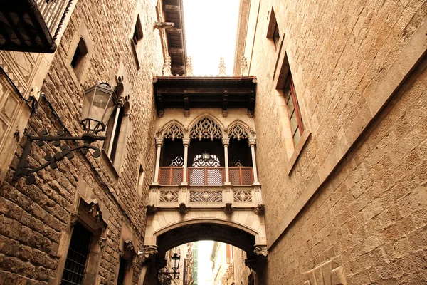 바르셀로나의 고딕 건축 — 스톡 사진