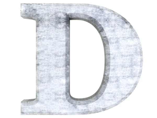 D betű — Stock Fotó