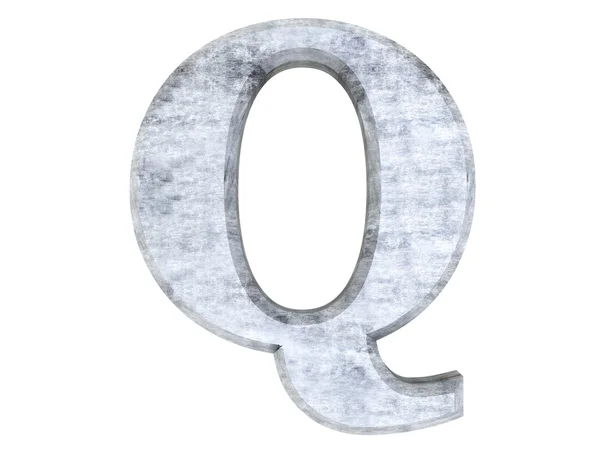 字母 q — 图库照片