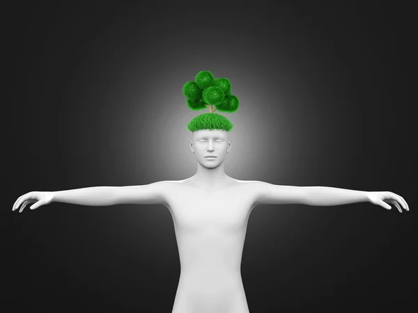 Think green — Stock Photo, Image