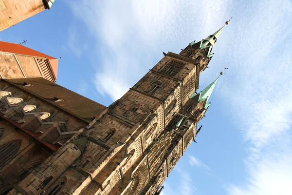 Katedralen st. lorenz Nürnberg — Stockfoto