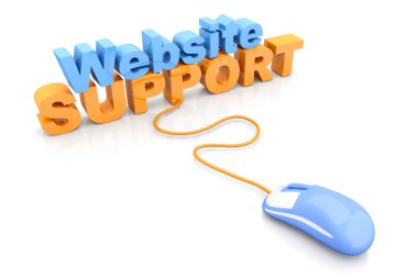 Website support clipart
