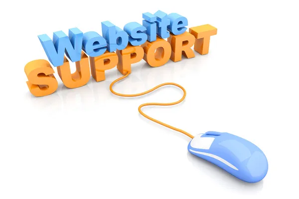 Supporto al sito web — Foto Stock