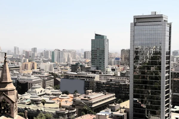 Vista sobre Santiago de Chile — Foto de Stock