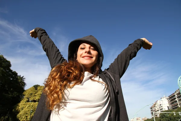 Alegre en el Parque — Foto de Stock