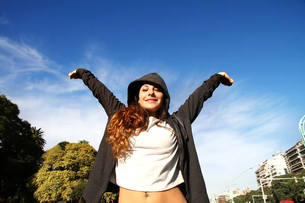 Cheerful in the Park — Stock Photo, Image