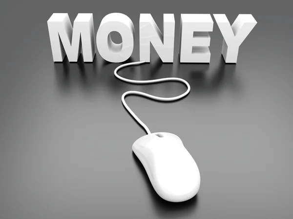 Money click — Stock Photo, Image