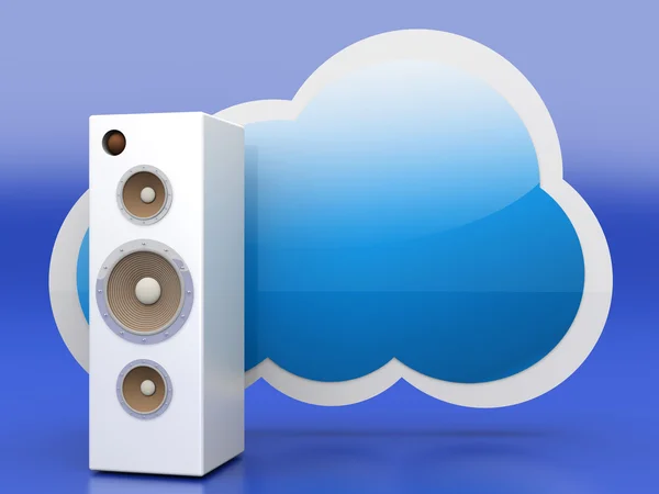 Audio Cloud — Stock Photo, Image