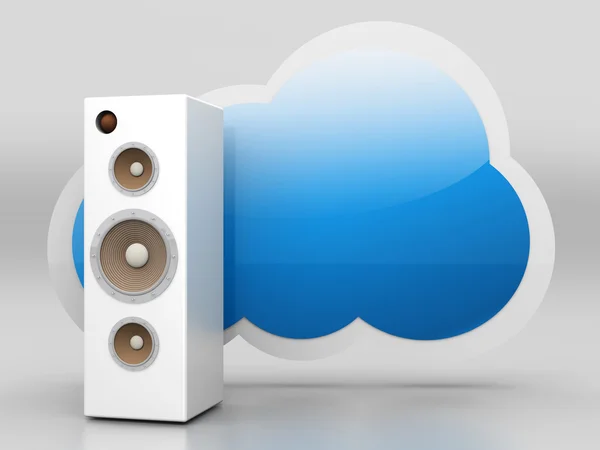 Audio Cloud — Stock Photo, Image