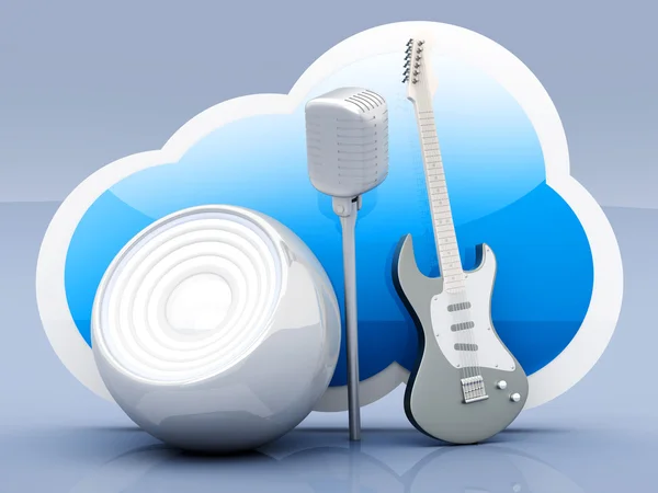 Secure cloud — Stock Photo, Image