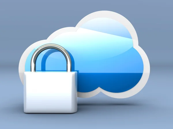 Secure cloud — Stock Photo, Image