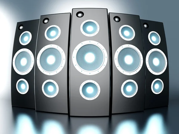 Power Speakers — Stock Photo, Image