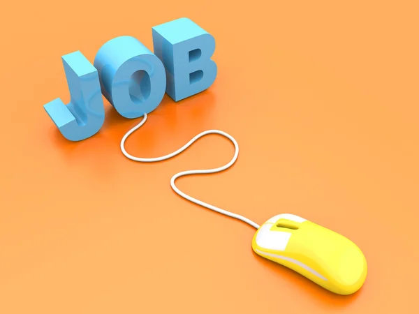 Job Click — Stock Photo, Image