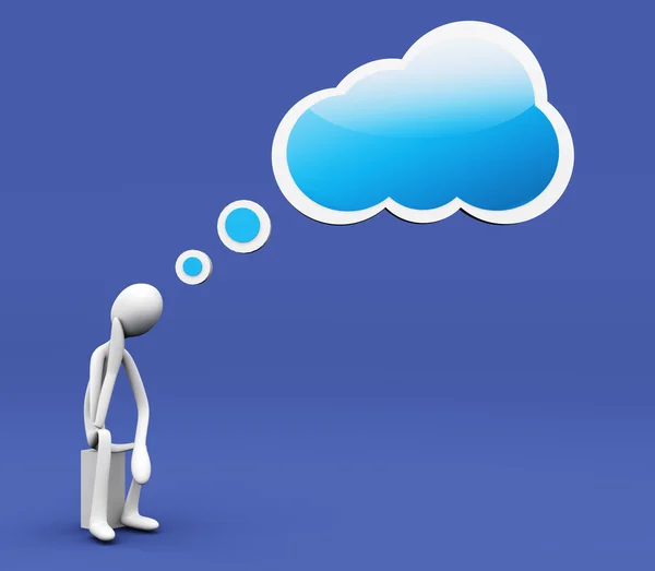 Thinking cloud — Stock Photo, Image