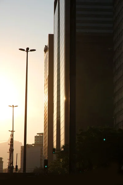 Urban sunset — Stockfoto