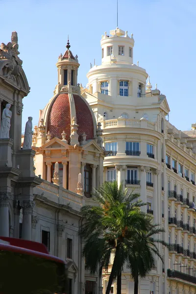 Історичною архітектурою у Valencia — стокове фото