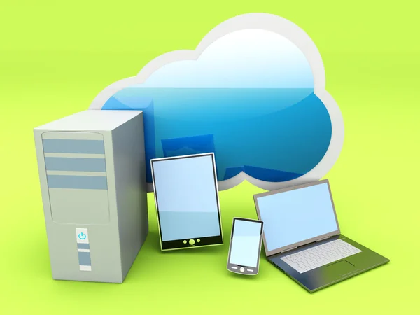 Cloud computing — Stock Photo, Image