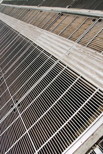 Metal Grid Floor — Stock Photo, Image