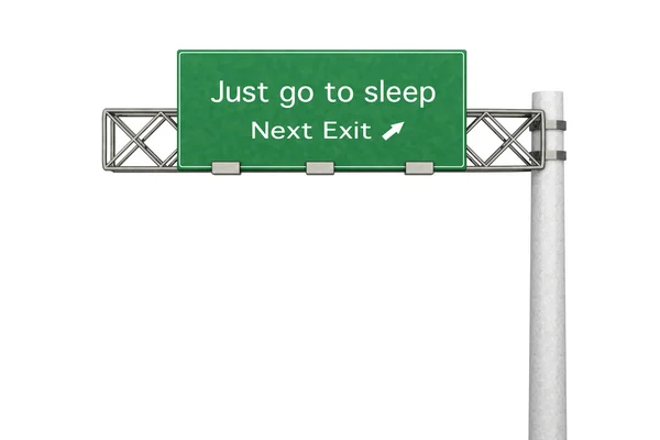 高速道路標識 - 睡眠 — ストック写真