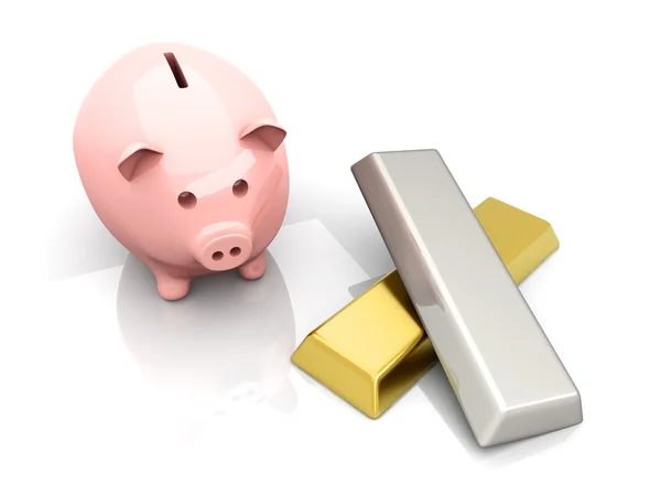 Precious metal savings — Stock Photo, Image