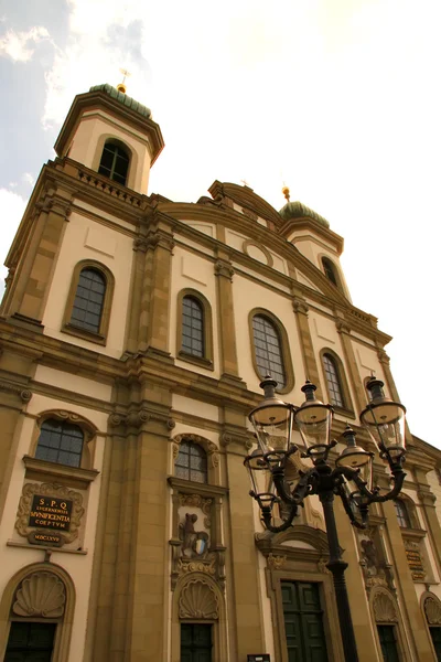 Kościół Jezuitów w Lucernie — Zdjęcie stockowe
