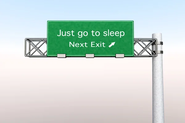 高速道路標識 - 睡眠 — ストック写真