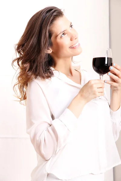 Питьевое вино — стоковое фото