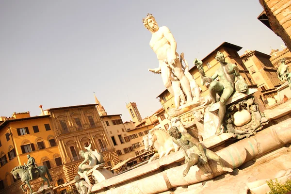 Fontaine de Neptune à Florence — Photo