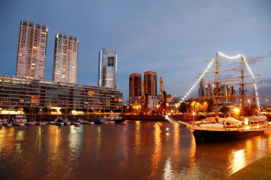Puerto Madero in Buenos Aires clipart