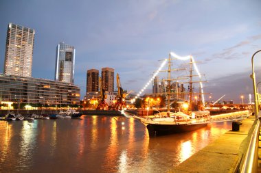 Puerto Madero in Buenos Aires clipart