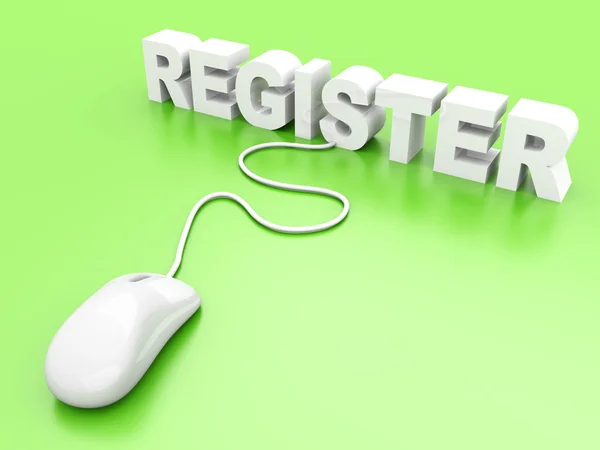 Register — Stock Photo, Image