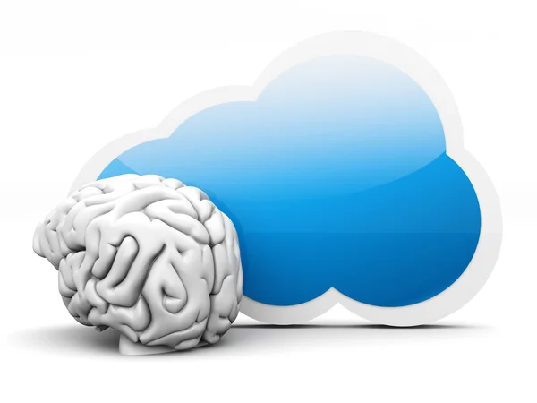 Inteligência de nuvem — Fotografia de Stock