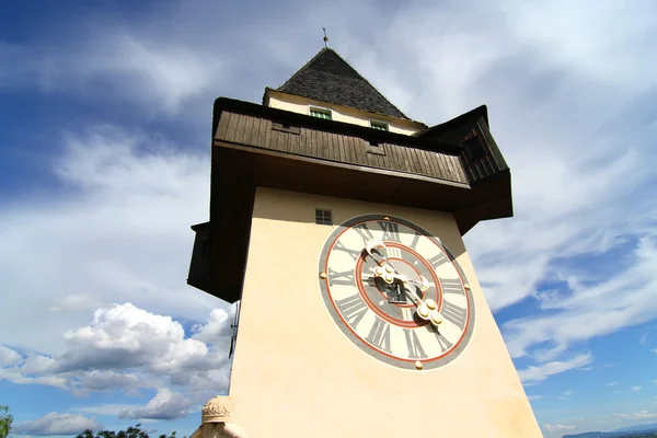 The Clock tower in Graz — Stock Photo, Image