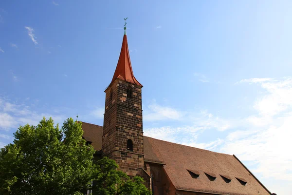 St. jakob kostel v Norimberku — Stock fotografie