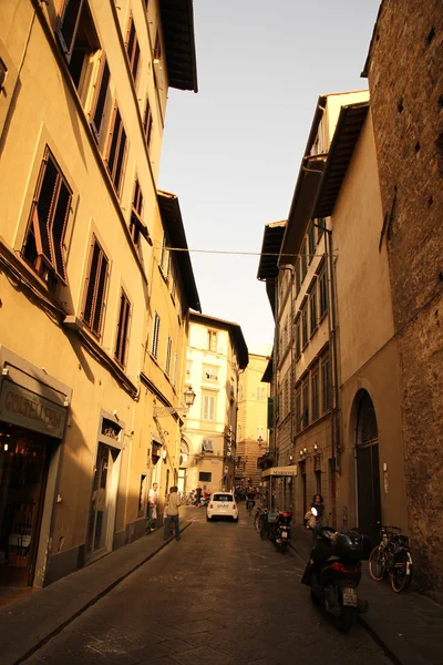 Straatbeeld in florence — Stockfoto