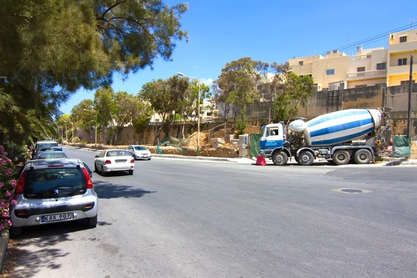 Construction site in Malta — Stock Photo, Image