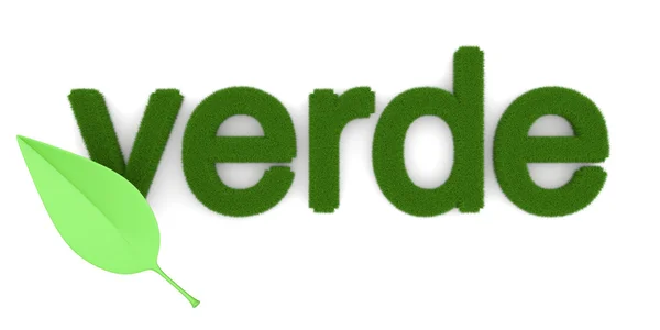 Verde — Stock Photo, Image