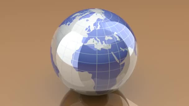 Globe de rotation - Loopable — Video