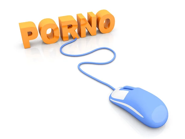 Porno-Klick — Stockfoto