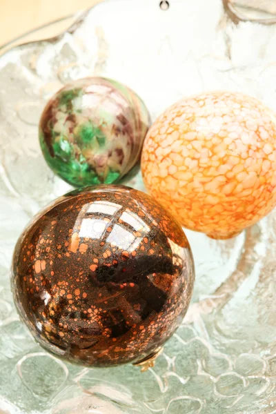 Decoratieve Kerstmis bollen — Stockfoto