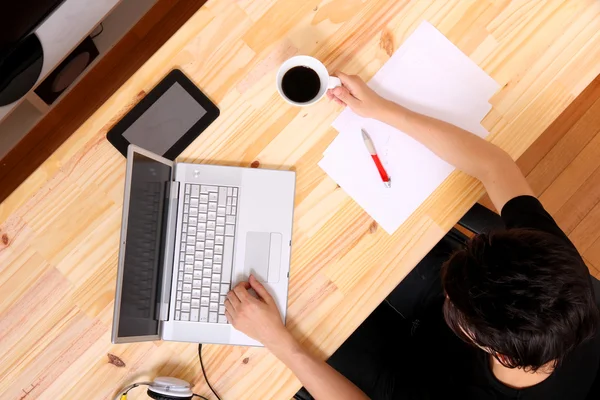 Escritorio de madera — Foto de Stock