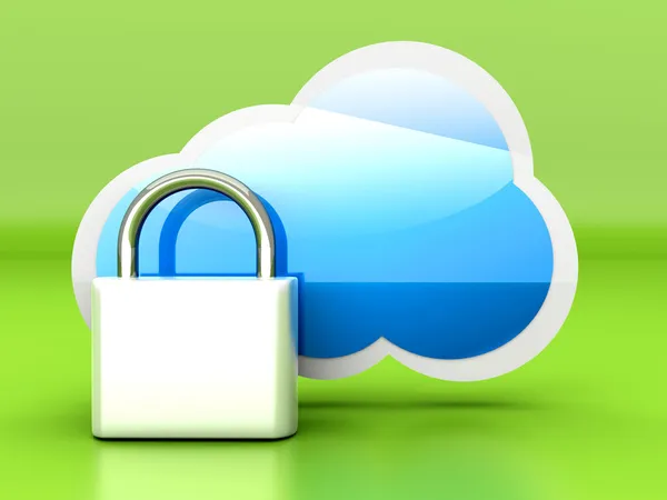 Secure cloud — Stock Photo, Image