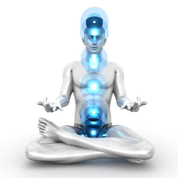 Meditazione chakra — Foto Stock