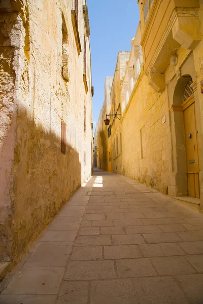 Οδός σε Mdina — Φωτογραφία Αρχείου