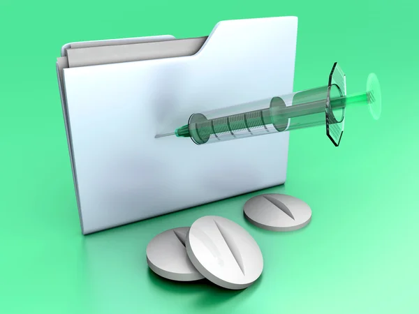 Medical File — Stock Photo, Image